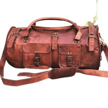 Edge Handcrafted Duffle Leather Bag
