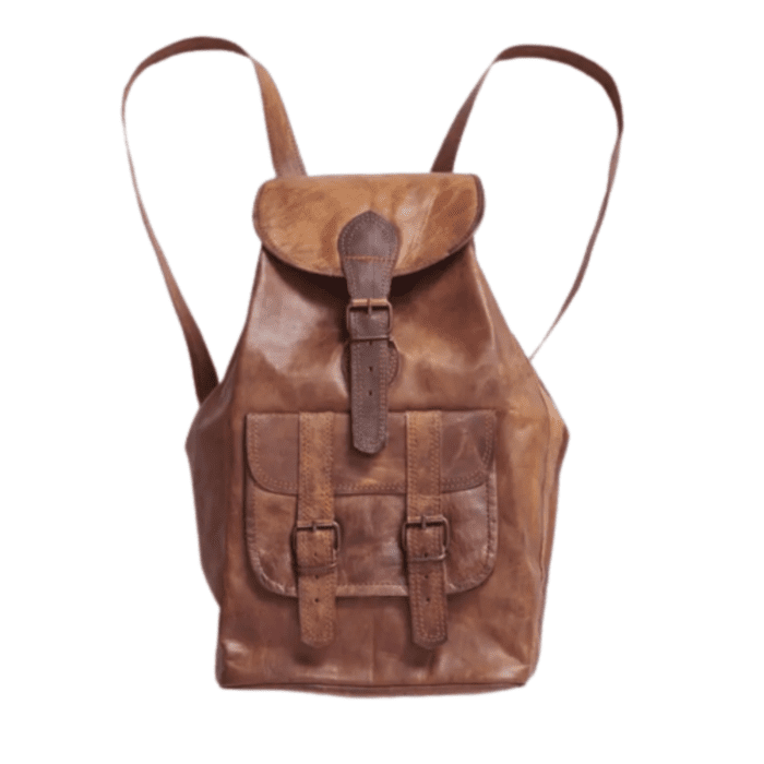 Large Leather Backpack