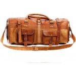 Handcrafted Duffle Leather Bag